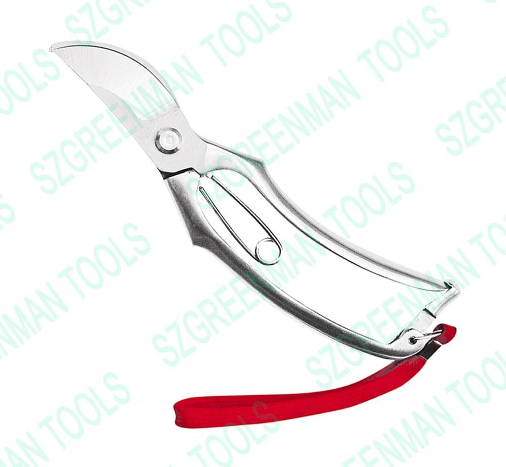 Classic Design by Pass Stainless Steel Garden Scissors, Drop Forged